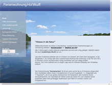 Tablet Screenshot of ferienwohnung-seedorf-am-schaalsee.de